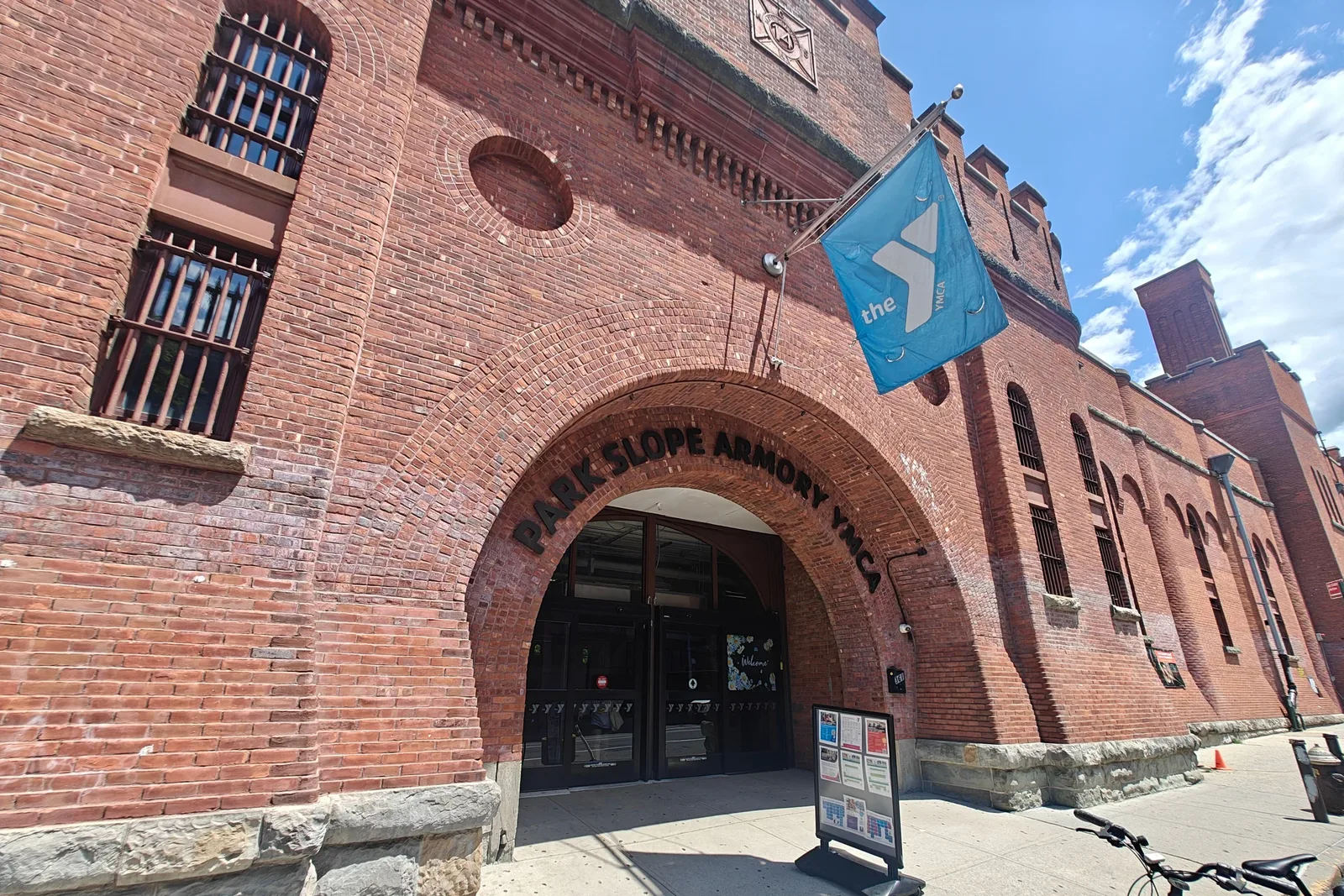 YMCA Armory storefront